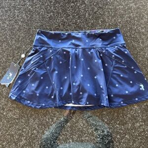NWT William Murray Golf Divot Dots Stella Skirt